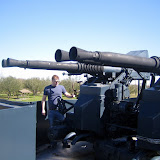Bree seeing if the guns still work.