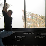 Tim breaking Jesse Owen's Olympic long jump record.