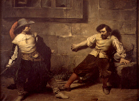 Un lance en el siglo XVII (Francisco Domingo Marques 1866)