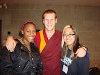 With our friend Freeman, the Tibetan Buddhist Monk from Australia