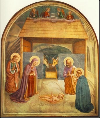 Fra Angelico - Natividad - Fresco 1440-41