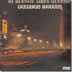 Capa Lp - Gregório Barrios - Mi Buenos Aires Querido - Customizada - Frente