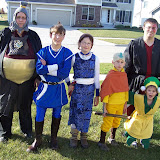 Uncle Iroh, Sokka, Katara, Aang, Prince Zuko, & Toph Thrap