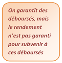 Garantit des déboursés