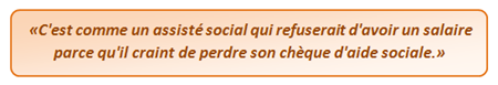 C'est comme un assisté