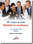ADQ - Rétablir la confiance