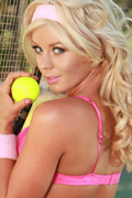 Action Girls - Jordon playing Tennis