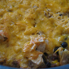 Upside Down Nacho Bake