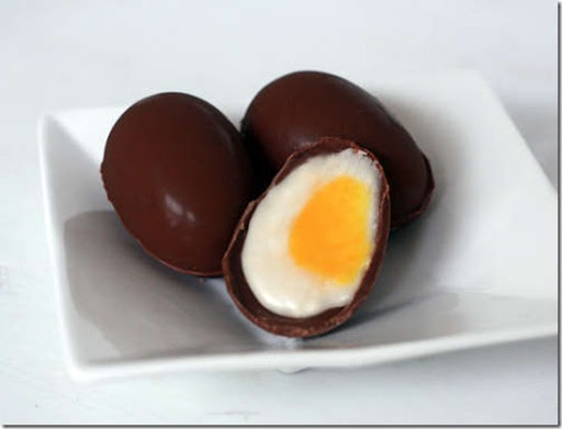 Delicious homemade creme eggs