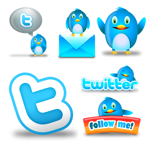 Fluzzy: Set de iconos de Twitter