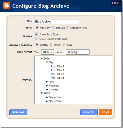 Configure BA