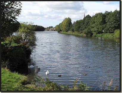 The River Mersey by Kingsway Bridge
