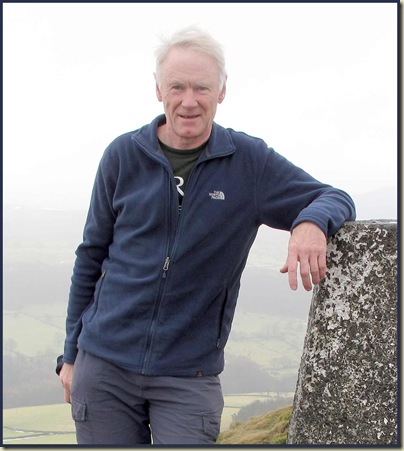 Modelling the North Face fleece on Shutlingsloe - 1/1/11