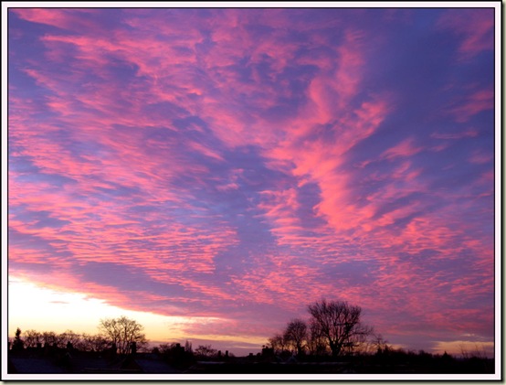 Sunrise over Timperley - 11/12/07