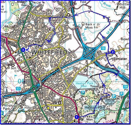 Our route - 11km, very little ascent, 2.5 hours