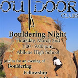Meeting @ Abilene High School Bouldering Wall - March 2006