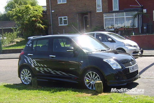  A modified 2008 Black Suzuki Swift Please Click on the Images to view 