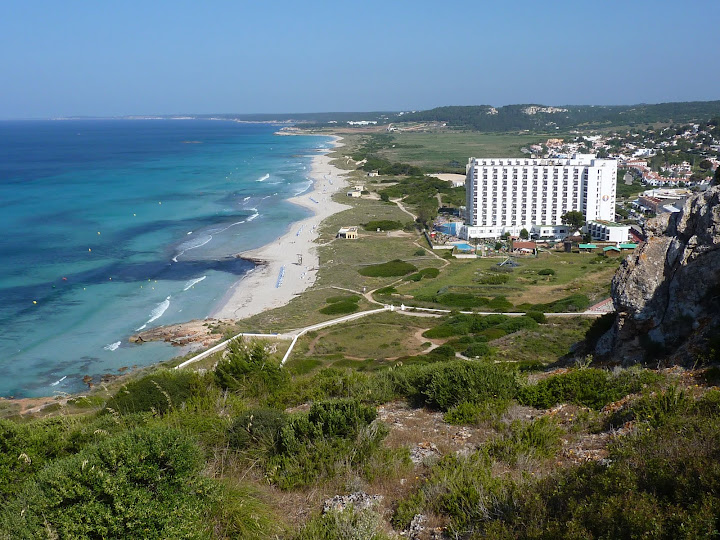 Vistas de Playa de Son Bou Menorca