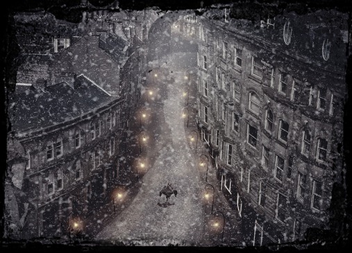luz nieve