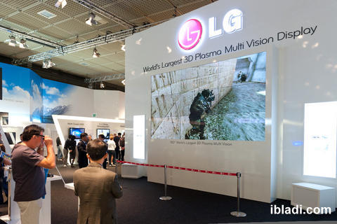 LG: 180 inches plasma screen 3D largest in the world