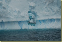 Window through an Iceberg
