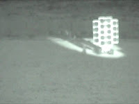 KCSP car 5 Infra-Red image of car, showing the laser illumination