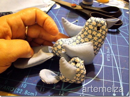 artemelza - passarinho de patchwork artemelza - passarinho de patchwork