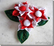 artemelza - flor de feltro