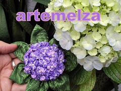 artemelza - fuxico hortensia