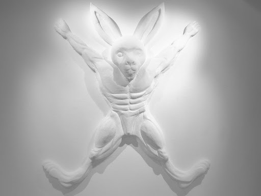 The vitruvian rabbit - sculpture The vitruvian rabbit - sculpture