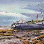 À la retraite - 15'' x 22'', collection privée, 1990.