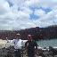 Ben & Me on Lanai - We both tried to catch some fish along Lanais coast at this undisclosed fishing spot, but it was too late in the morning and all