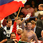 This is our warrior, Manny Pacquiao, giving some love back to his fans at the Thomas & Mack Center in Las Vegas on November 18th. So glad I was there