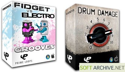 Prime Loops Drum Damage/Fidget vs Electro Grooves LiVE | 346MB