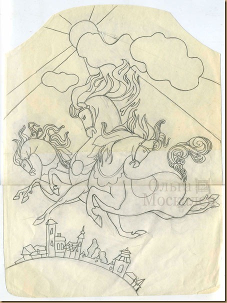 рисунки лошадей