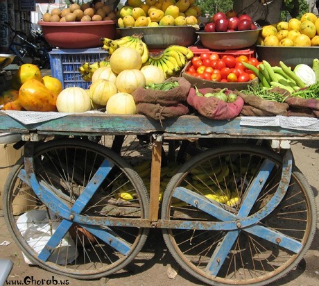 vegetable cart - عربة الخضار