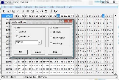 SWIV_DOS aberto em um editor hexadecimal