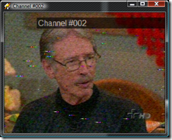 Tela de vídeo do Winamp TV