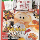 PINTURA SOBRE TELA NAVIDAD 2000