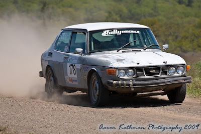 Saab Rally Car At Oregon Trail Rally 2009 Saab Rally Car At Oregon Trail Rally 2009
