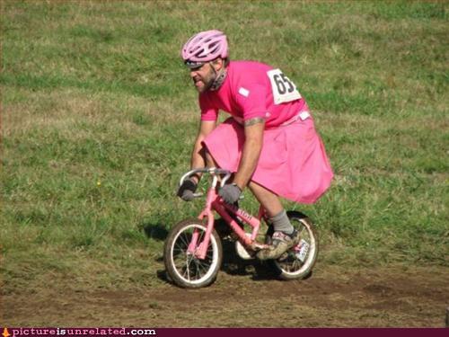 Ridiculous Dude on a Bike
