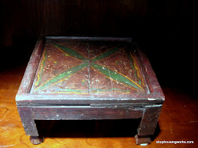 Footed Wooden Tray