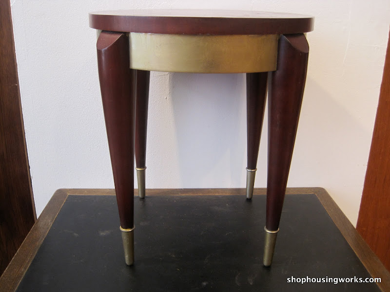 Round Wooden Side Table