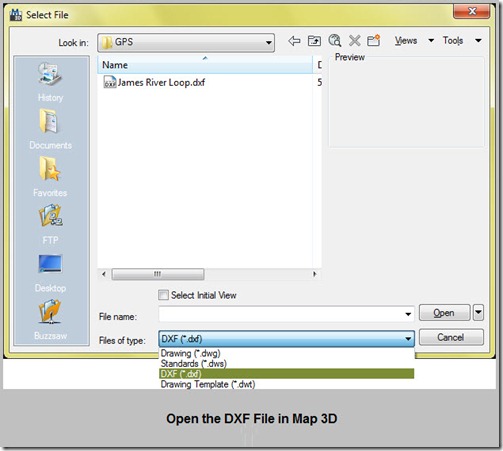 open dxf file