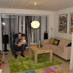 Morten og Silje i stuen