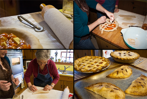 Apricot Pie Process