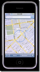 google maps en el iphone