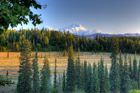 Denali from south of the Denali National Park