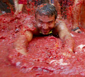 me at tomatina