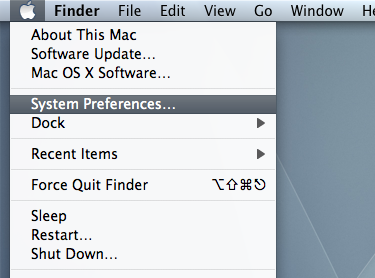 Apple Menu